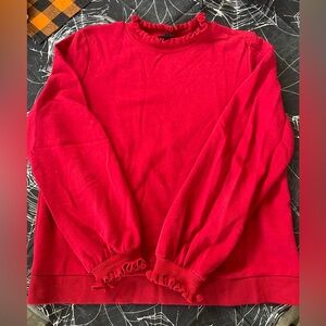 WHO WHAT WEAR- Red sweatshirt- Large
